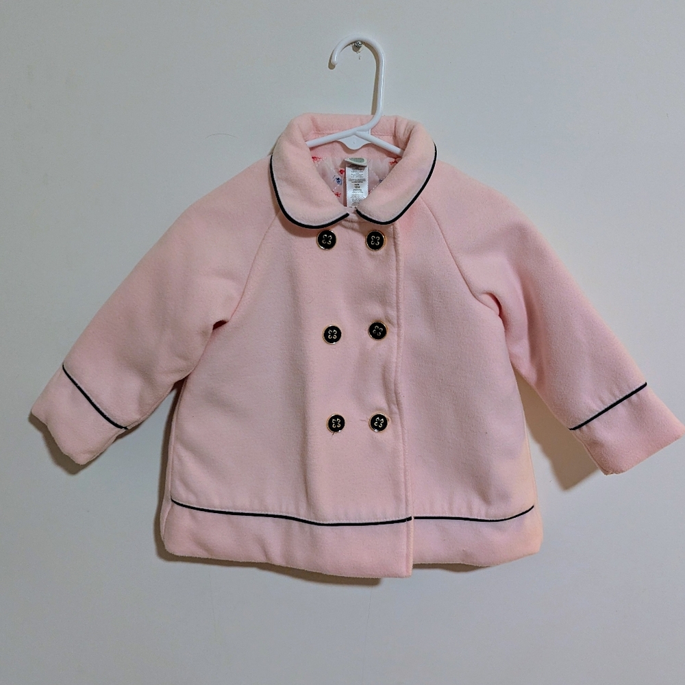 Little Me Pink Dress Coat